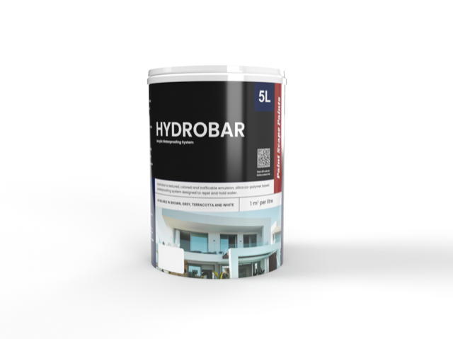 Paint Scape Paints - Hydrobar Acrylic Waterproofing System for Roofs, Balconies, Planter boxes, etc.