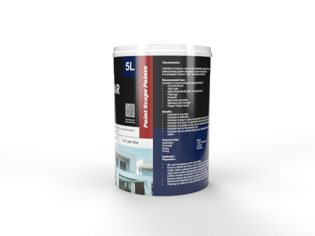 Paint Scape Paints - Hydrobar Acrylic Waterproofing System for Roofs, Balconies, Planter boxes, etc.