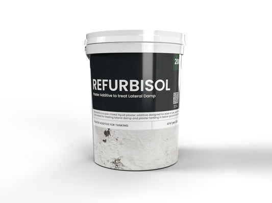 Paint Scape Paints - RefurbiSol Plaster Additive for Lateral Damp Walls