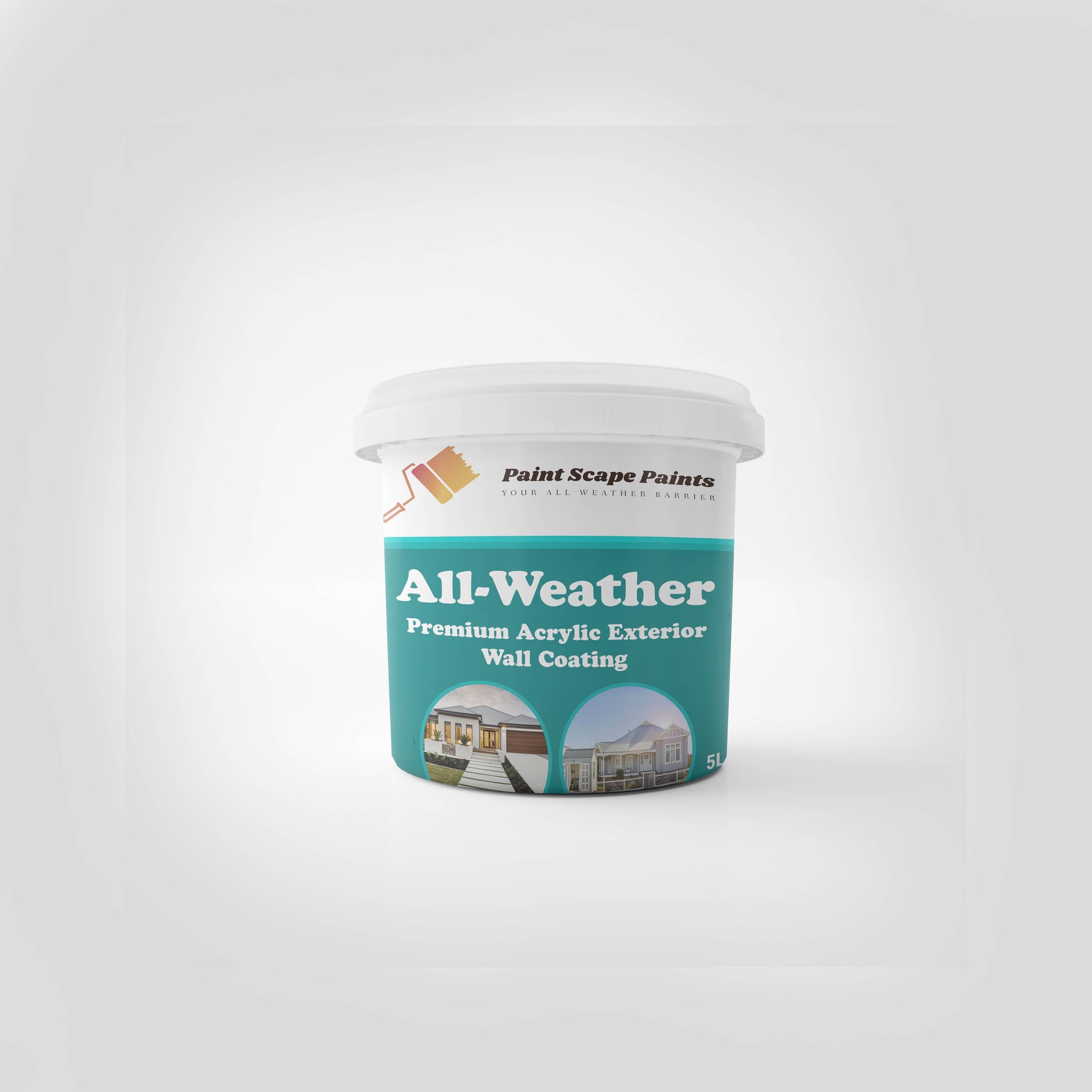 All-Weather Premium Acrylic Paint Scape Paints, Exterior Pure Acrylic Wall Paint