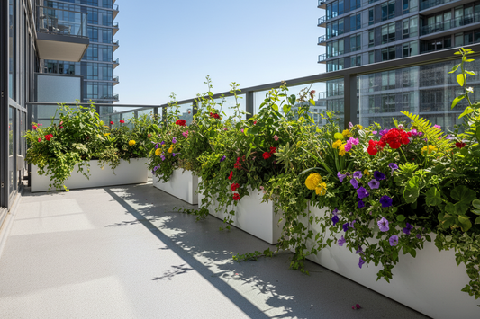 Balcony and planter box waterproofing with Hydrobar - Paint Scape Paints 