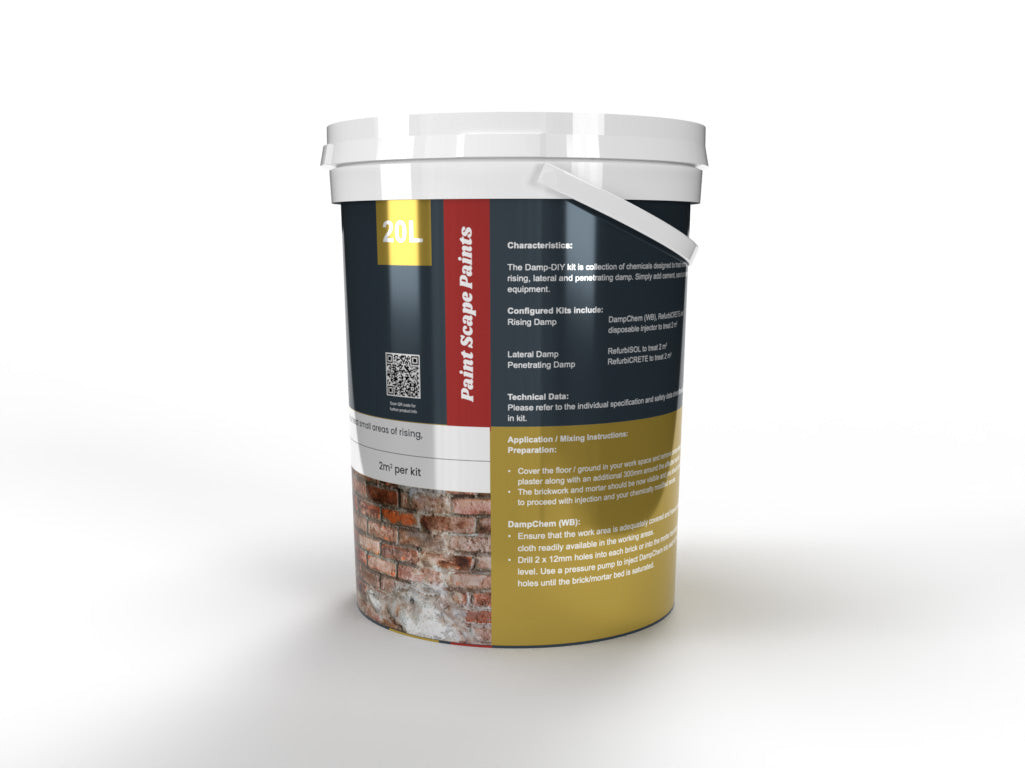 Paint Scape Paints - Damp DIY Kit